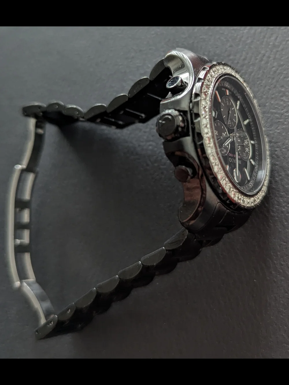 Movado Watch Mens Diamond 800 Series